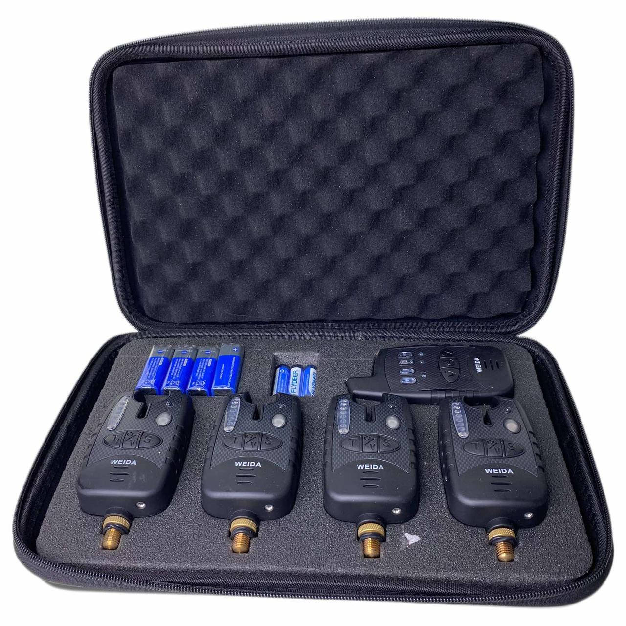 

Набор сигнализаторов поклевки с пейджером Weida FA209 (4+1)