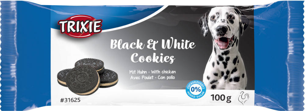 

Печенье Black & White птица 4см*4шт / 100гр