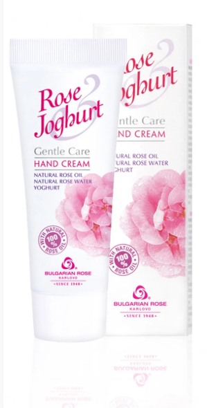 

Крем для рук Bulgarian Rose "Rose Joghurt", Болгарская Роза, Карлово, 75 мл.