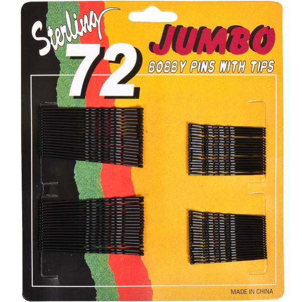 

Заколки-невидимки черные 72 штук, Черный