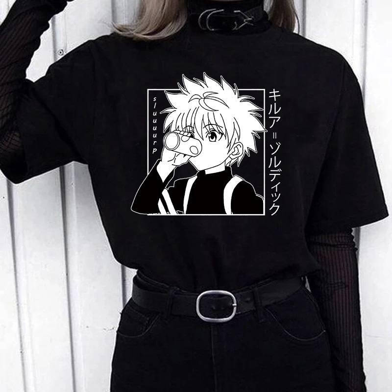 

Футболка Аниме Hunter × Hunter Женская черная, Черный