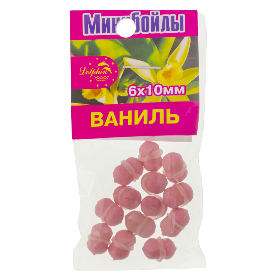 

Мини-бойлы тонущие Dolphin 6X10mm Ваниль