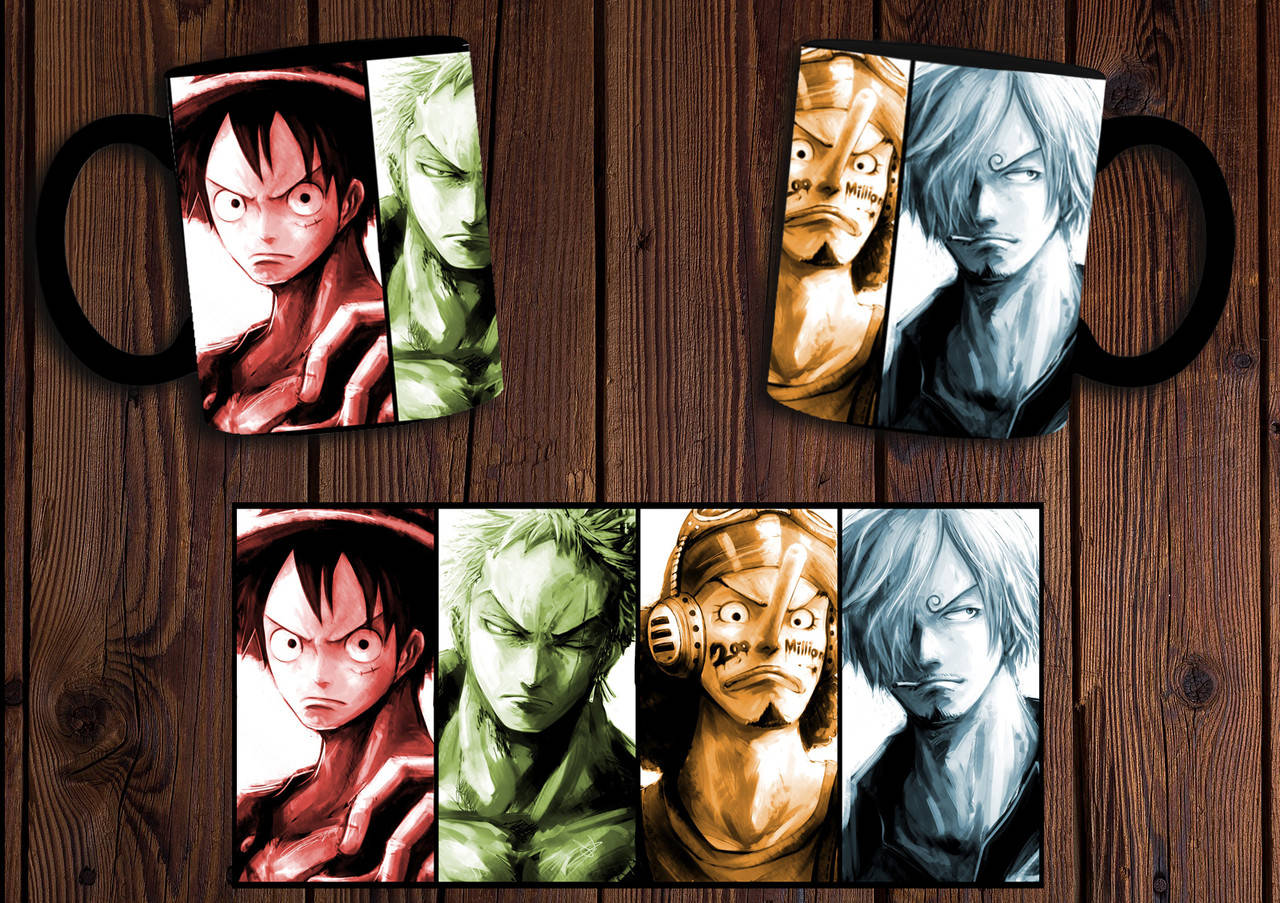 

Чашка "Ван Пис" / Кружка One Piece №11 Черный
