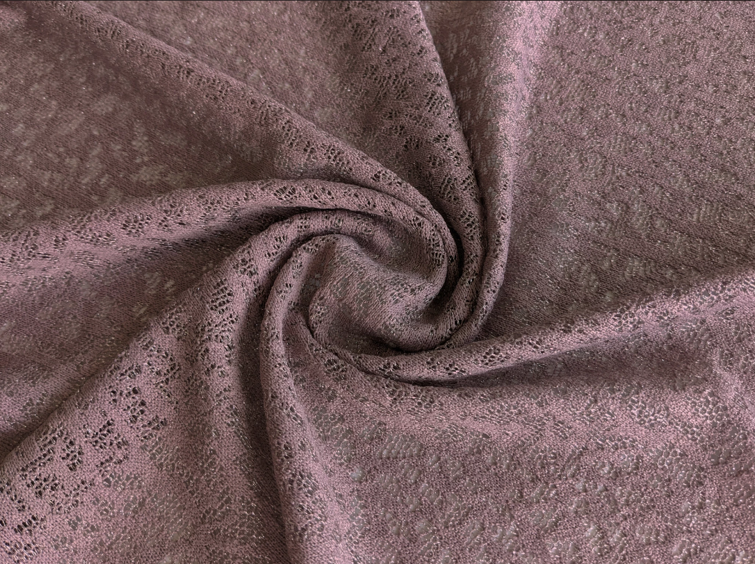 

Ажурный трикотаж сухая роза, Светло-розовый