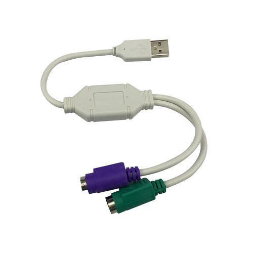 

Переходник USB - 2 ps/2 для клавиатуры и мыши, ps2