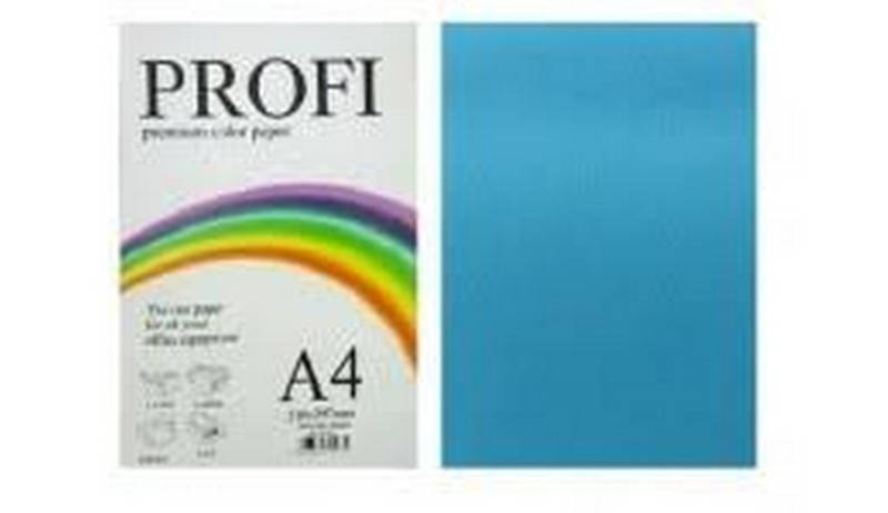 

Кольоровий папір PROFI А4/80г 100арк №42A темно-синій, Синий
