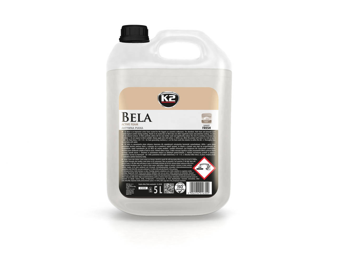 

Активная пена для мытья "Свежий закат солнца" K2 Bela Sunset Fresh 5 л (G105SF)