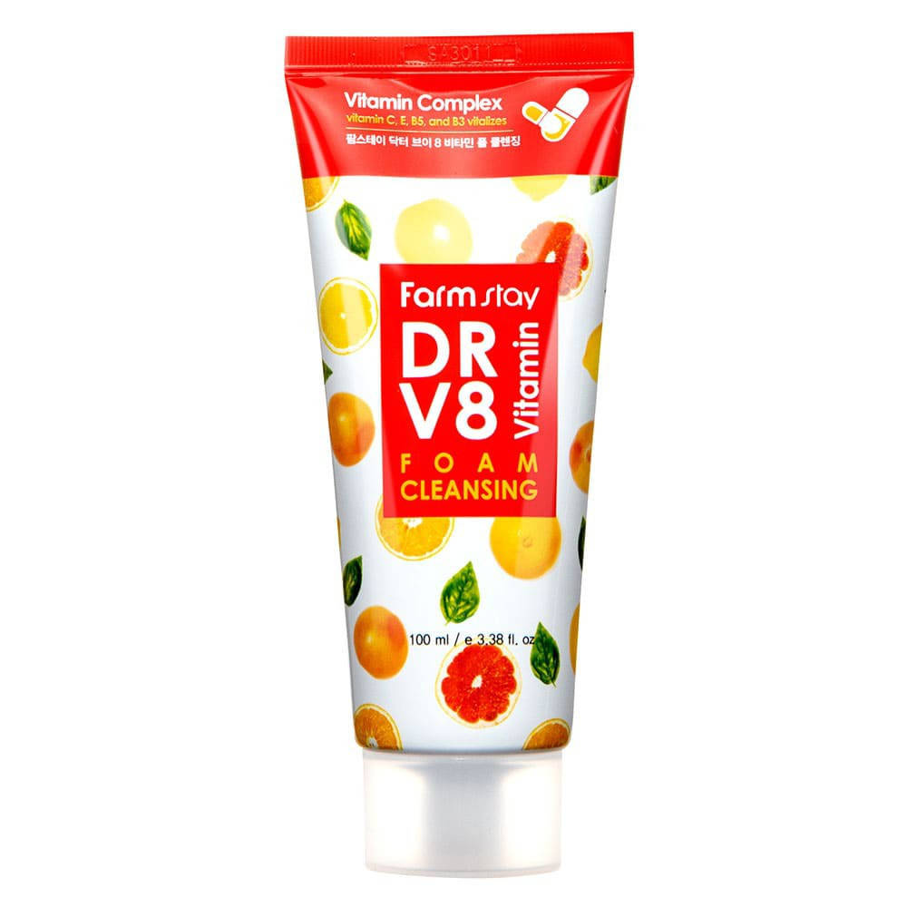 

Витаминная очищающая пенка FarmStay DR.V8 Vitamin Foam Cleansing 100 ml