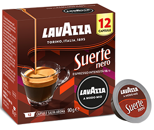 

Кофе в капсулах Lavazza A Modo Mio Suerte NERO (Int = 13; 12 капсул; Espresso;)