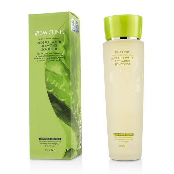 

Тонер для лица с экстрактом алоэ вера 3W CLINIC Aloe Full Water Activating Skin Toner 150ml
