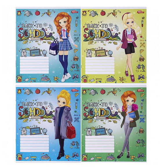 

Тетрадь ученическая "Обратно в школу" в линию, 18 листов, 100% белизна