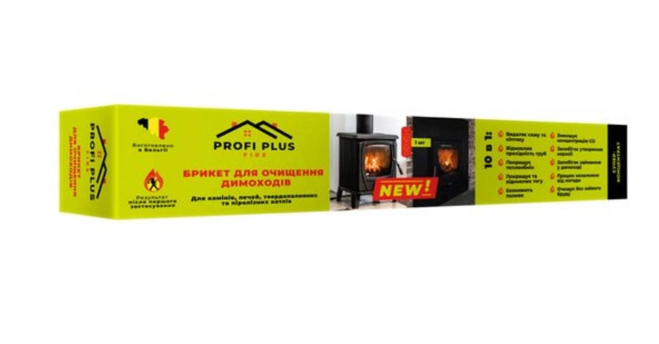 

Брикет для очищення димохів Fire Profi Plus