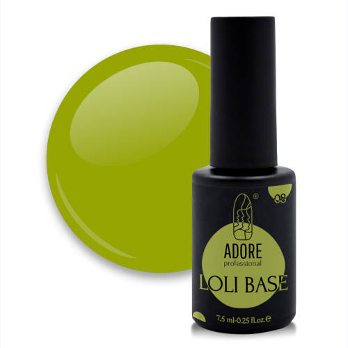 

Основа для гель-лака ADORE Loli Base №08 Loli-Lime 7.5 мл (18238Gu)