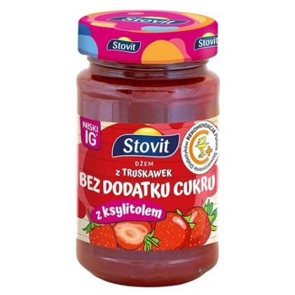 

Варення полуничне підсолоджене ксилітом Stovit, 250г