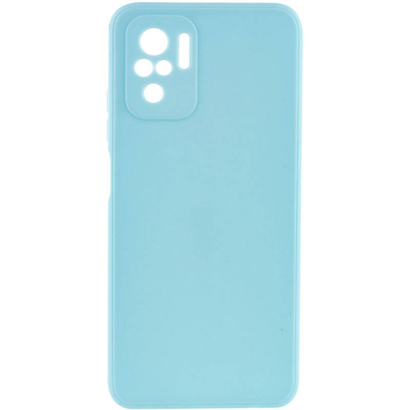 

Силиконовый Чехол с защитой камеры для Xiaomi Redmi Note 10 (Бирюзовый / Turquoise)