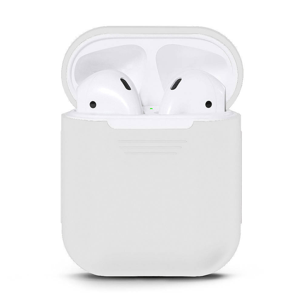 

Чехол Silicone Case для Airpods 1/2 Transparent
