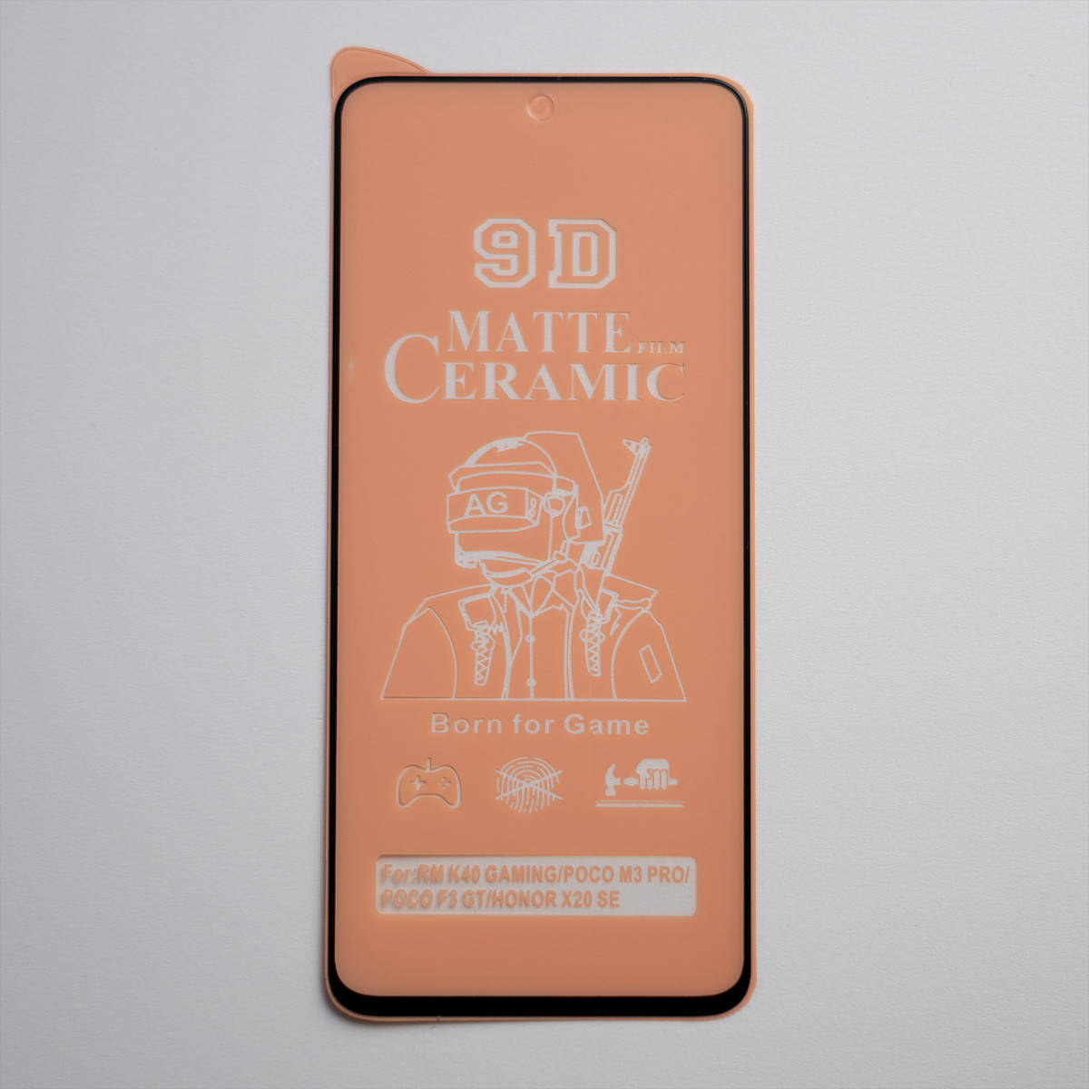 

Небьющееся защитное стекло Ceramics Matte для Xiaomi Redmi 10 / Poco M3 pro / Redmi K40 твёрдость 9H черный