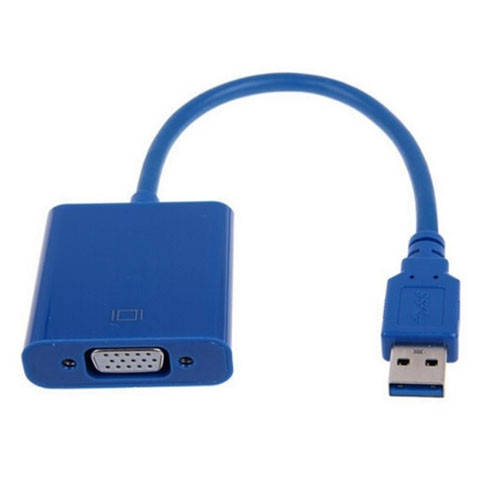 

Адаптер USB 3.0 - VGA, внешняя видеокарта, переходник на второй монитор