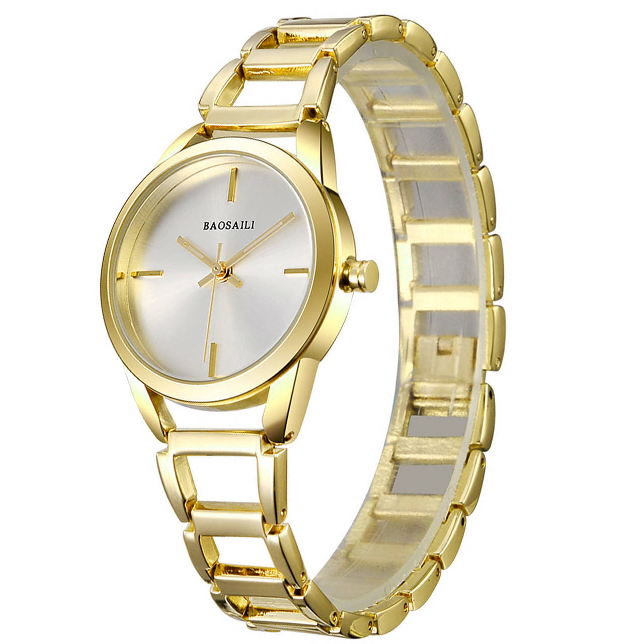 

✖Часы BAOSAILI BSL1041 Gold Баосаили новинка моды для девушек и женщин кварцевые наручные