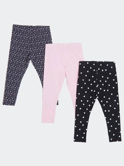 

Леггинсы для девочки Dunnes набор 3шт, 3-6м (62-68см)