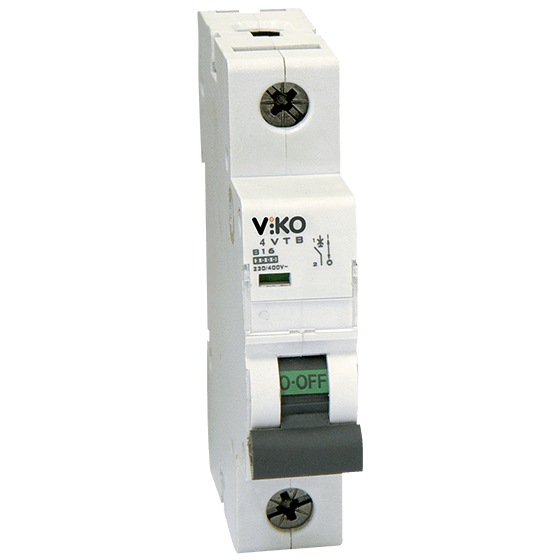 

Автоматический выкл. VIKO 1P, 16A, 4,5kA (4VTB-1C16)