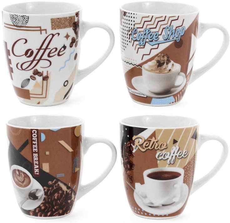 

Кружка фарфоровая "Retro Coffee" 375мл