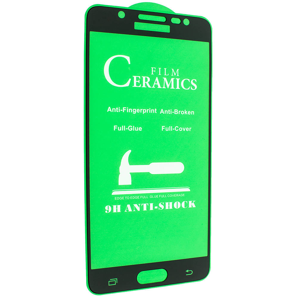 

Защитное гибкое стекло керамика ANTI-SHOCK SAMSUNG Galaxy J5 J510 (2016), Черный