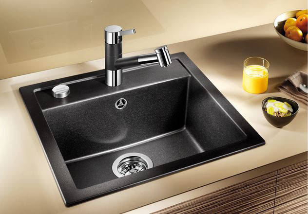 

ГРАНИТНАЯ МОЙКА ASKANIA «PETRA» RV 01 black, Черный
