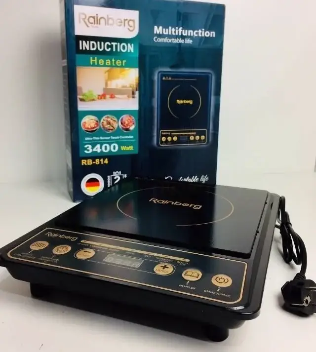 

Настольная плита Rainberg индукционная электрическая, мощность 3400Вт RB-814