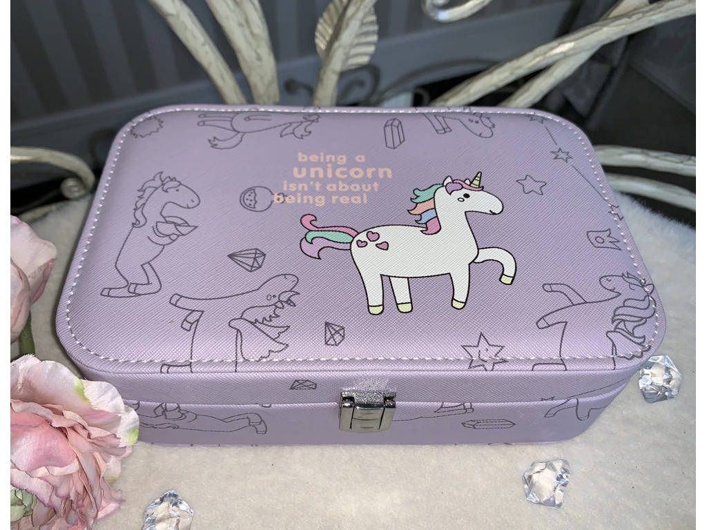 

Шкатулка для драгоценностей разные цвета 22-14,5-7 см, Фиолетовый