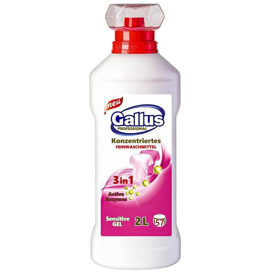 

Гель для стирки Gallus 3в1 Sensetivе для деликатных вещей 2 л