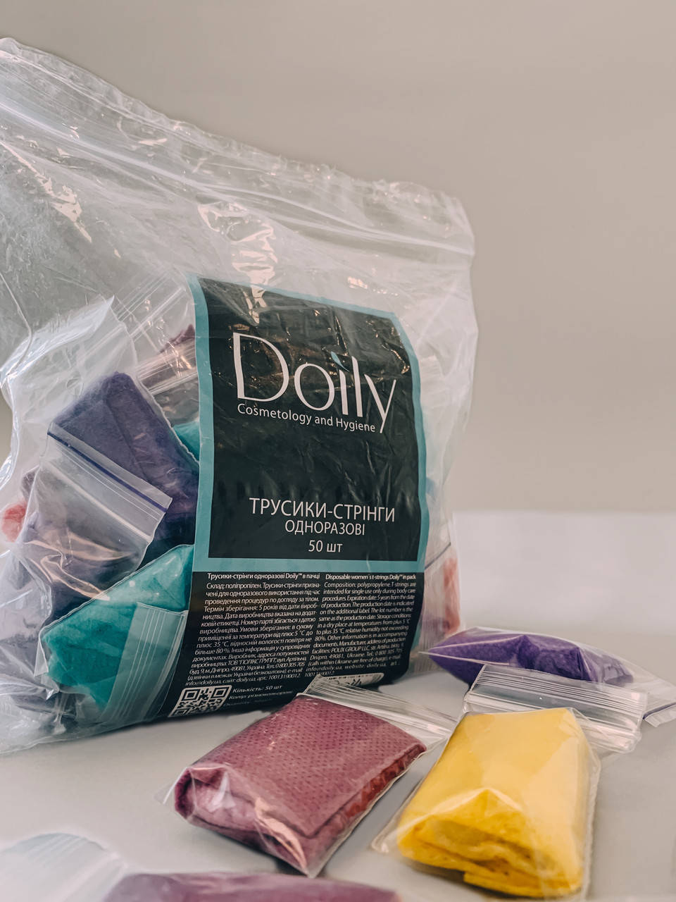 

Трусики - стрінги одноразові різнокольорові, Разные цвета