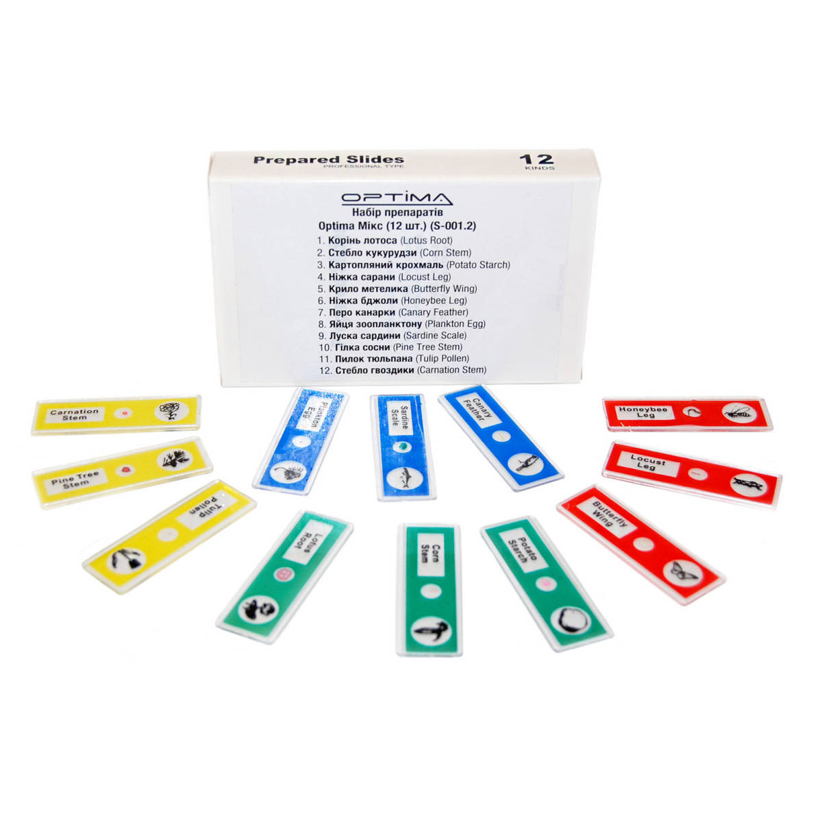 

Набір препаратів Optima Мікс 12 шт. S-001.2