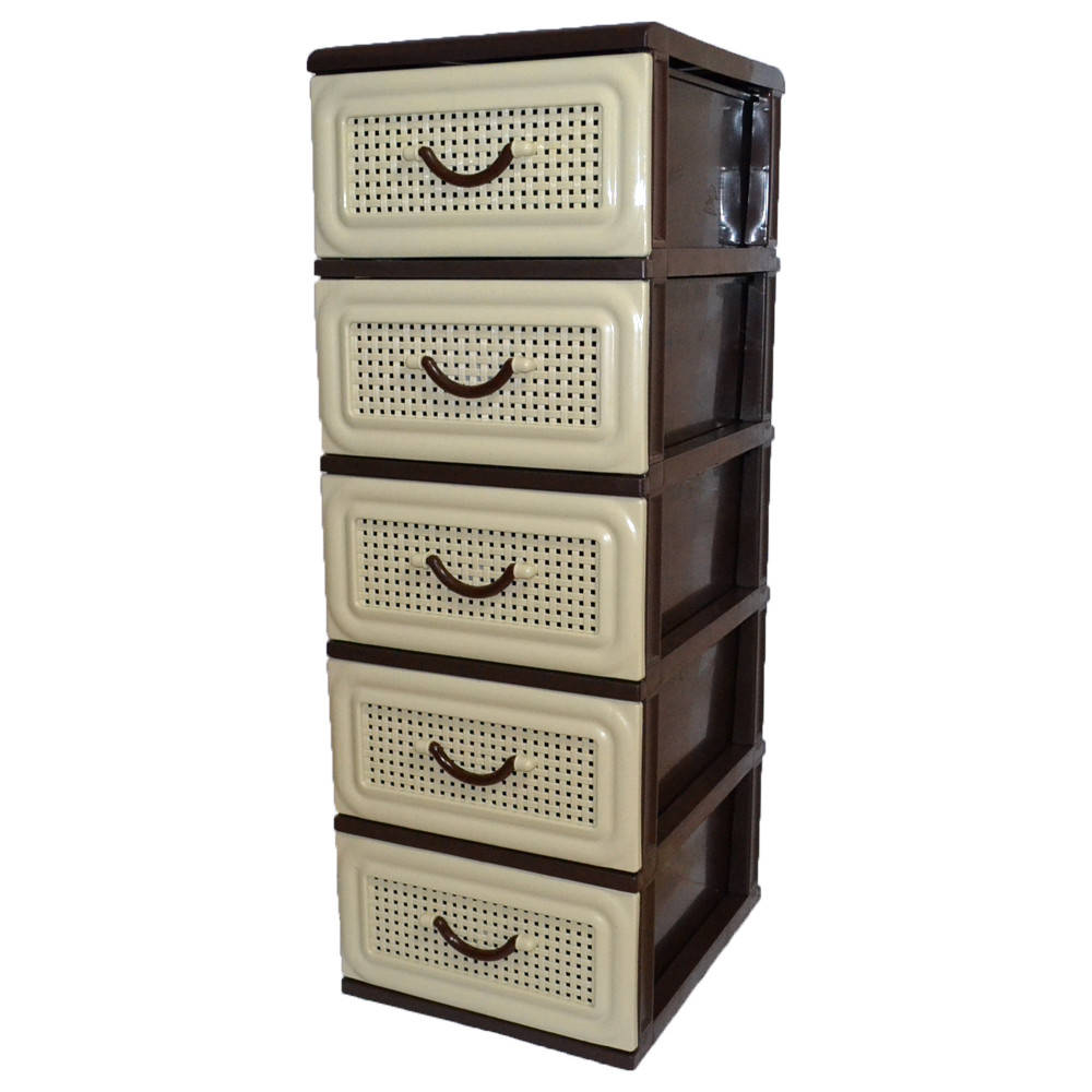 

Комод пластиковый "Fine" 5 ящиков. 108х38х46