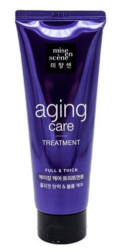 

Антивозрастная маска для волос Mise en Scene Black Pearl Anti-aging Full and Thick Treatmen 180 мл.
