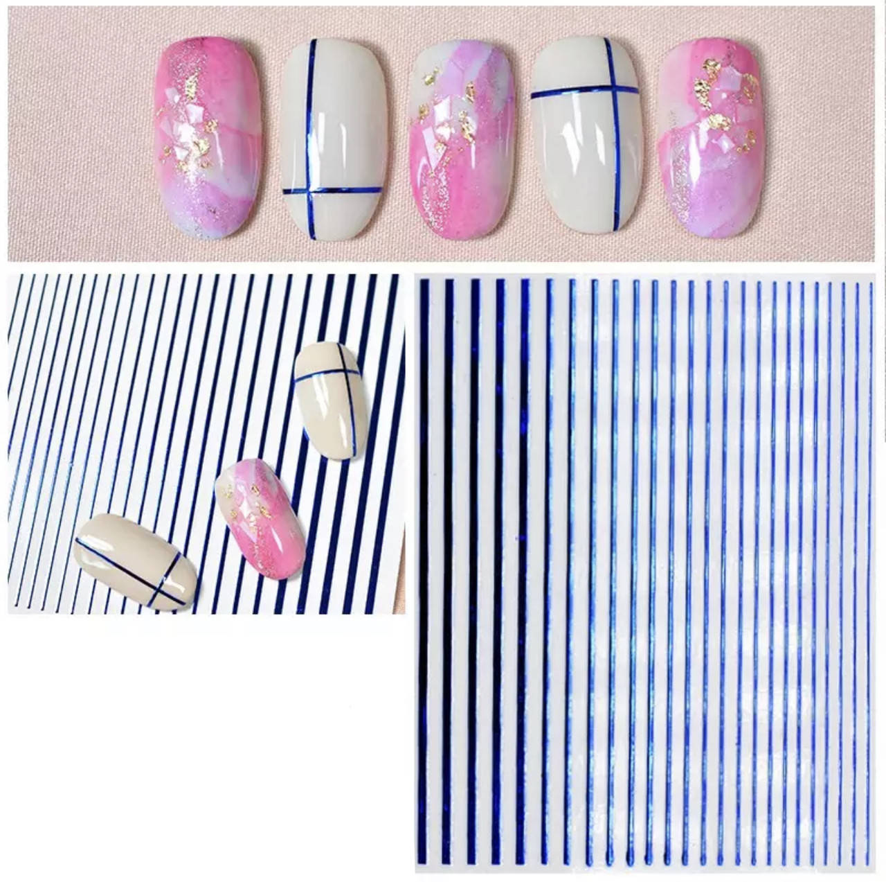 

Гибкая лента для ногтей She Nail Синий