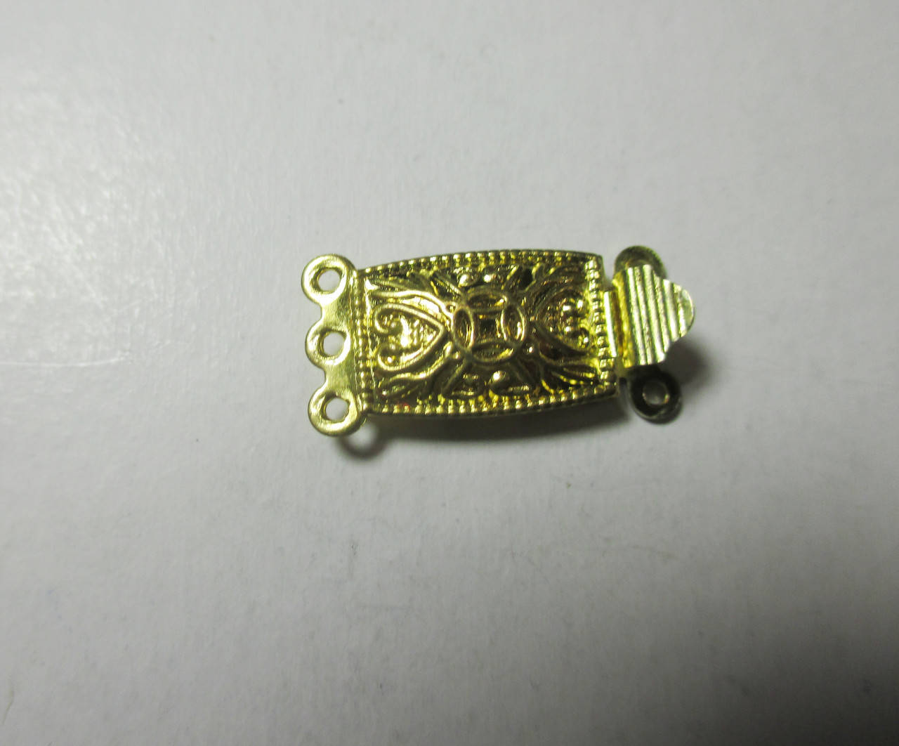 

Застібка для біжутерії на 3 нитки, золото