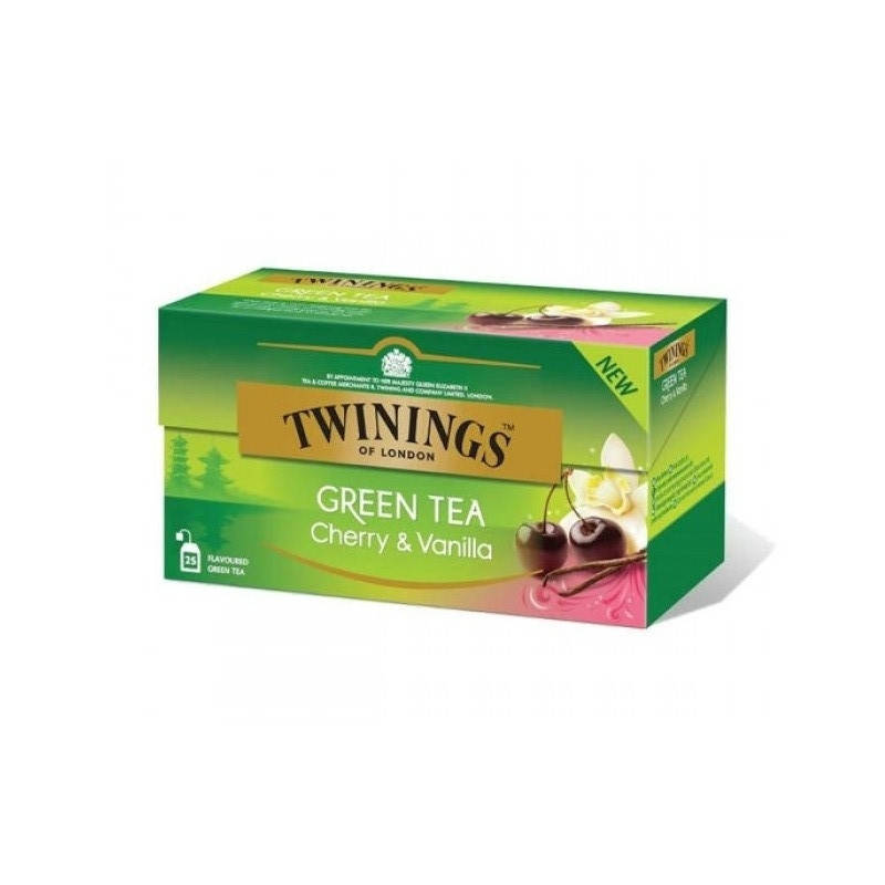 

Чай зеленый Твайнінгс Twinings Green Tea Cherry & Vanilla 25пак.