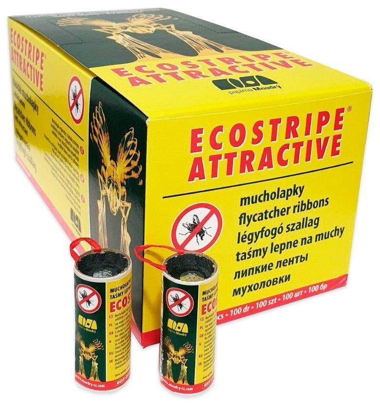 

"ECOSTRIPE" липкая лента от мух. 100 шт. Оригинал