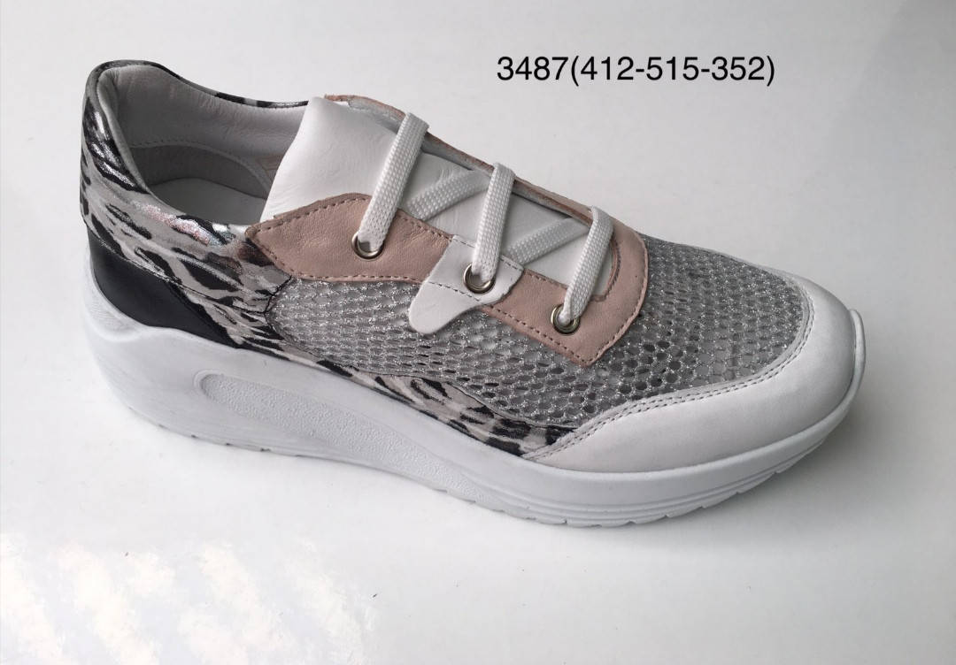 

Кроссовки женские Sherloock Soon 3487 412-515 38, Белый