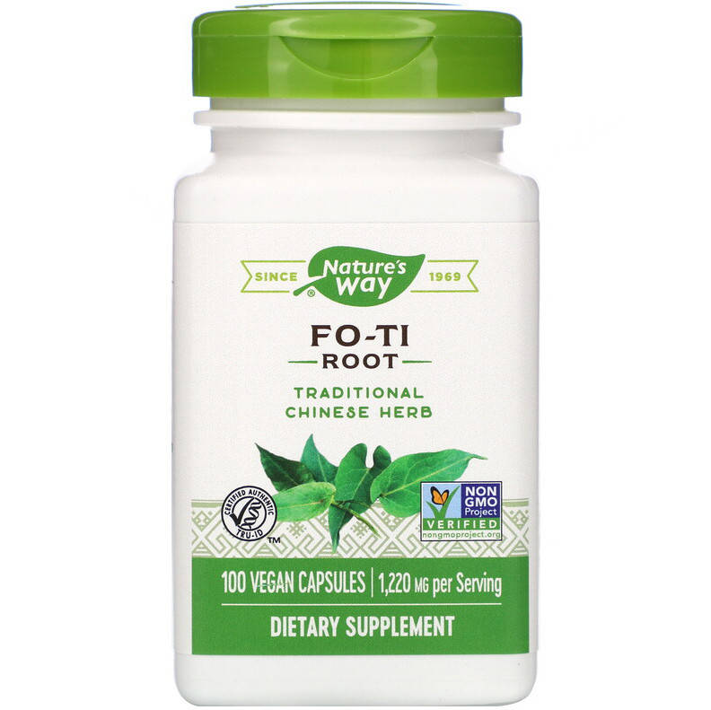 

Корень горца многоцветкового Nature's Way "Fo-Ti Root" 1220 мг (100 капсул)