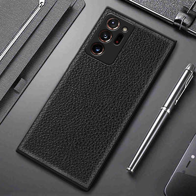 

Кожаный чехол Boxface Samsung Galaxy Note 20 Ultra Flotar Black, Черный