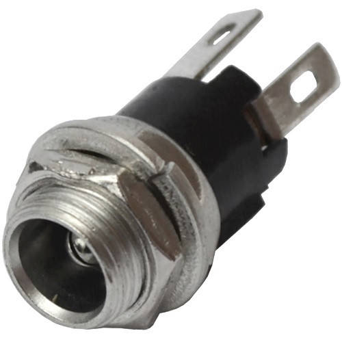 

Гнездо питания 5,5\2,5мм, корпус металл, большой, чёрный