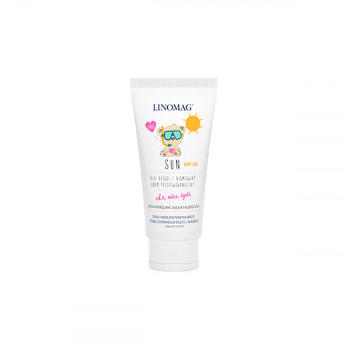 

LINOMAG SUN SPF 50 солнцезащитный крем, 50 мл