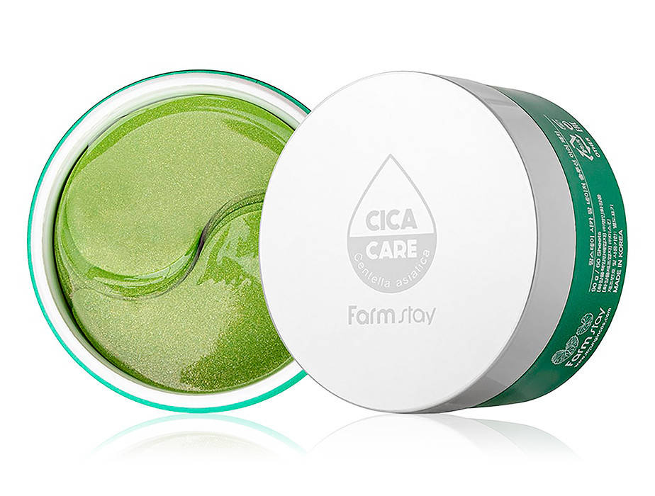 

Гидрогелевые восстанавливающие патчи с центеллой азиатской FarmStay Cica Farm Nature Solution Eye Patch