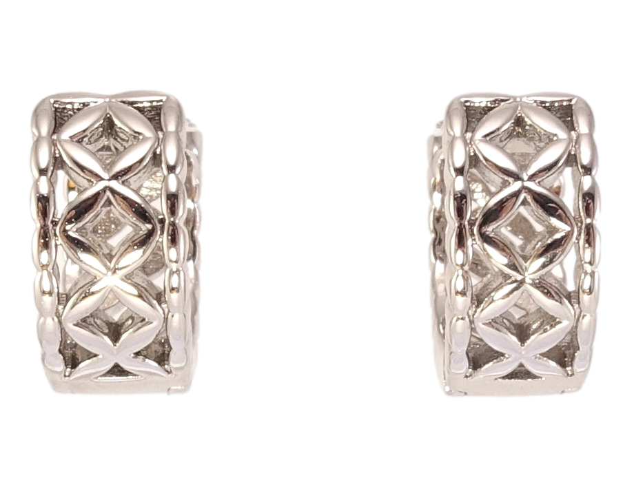 

Серьги Xuping M&L колечки "Декоративный резной орнамент"