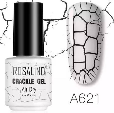 

Гель лак Rosalind, (растрескивающийся), 7 мл.