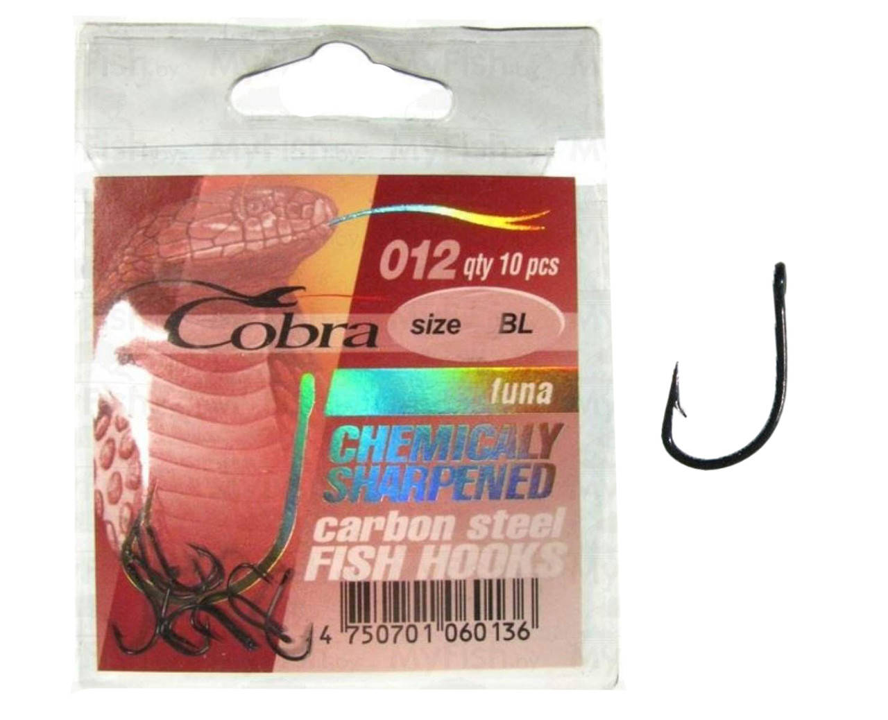 

Крючок рыболовный Cobra Funa (012) №4 10 шт/1уп.