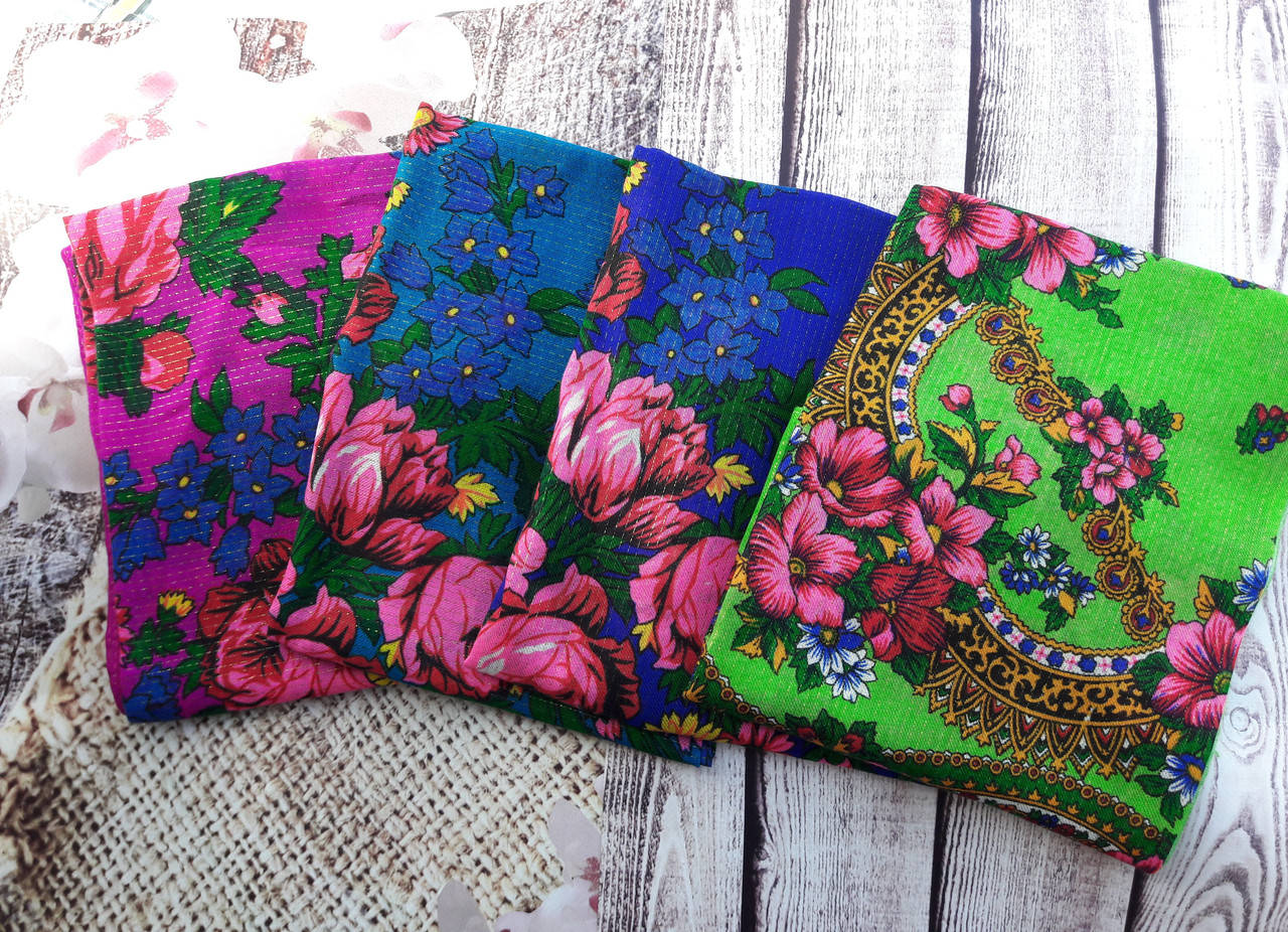 

Женский платок на голову с ЛЮРИКСОМ, Разные цвета