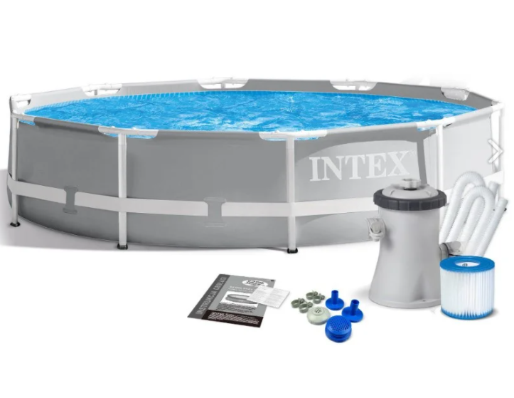 

КАРКАСНЫЙ КРУГЛЫЙ БАССЕЙН INTEX 26702 PRISM FRAME ДИАМЕТР 305 СМ С ФИЛЬТР-НАСОСОМ **